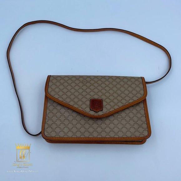 CELINE MACADAM CROSSBODY BAG - Picture 1 of 8